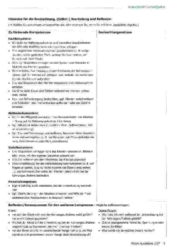 Vorschauseite 6: Lernaufgabenpool- Berufspädagogen haben Anforderungen an gute Lernaufgaben formuliert. Diese Erkenntnisse wurden in der Pflegepädagogik aufgegriffen und auf die Berufssituation in…