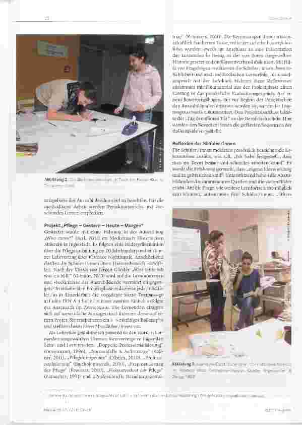 Vorschauseite 4: Bitte nur anund zupacken, mehr wollen wir nicht! Pflegehistorische Lehrund Lerninhaite in der Ausbildung von Pflegefach belfern in Bayern