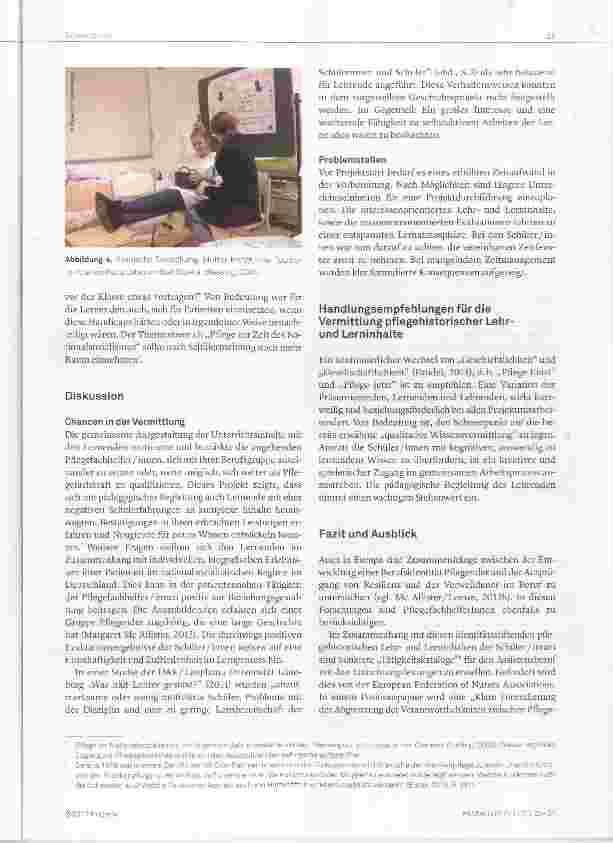 Vorschauseite 5: Bitte nur anund zupacken, mehr wollen wir nicht! Pflegehistorische Lehrund Lerninhaite in der Ausbildung von Pflegefach belfern in Bayern