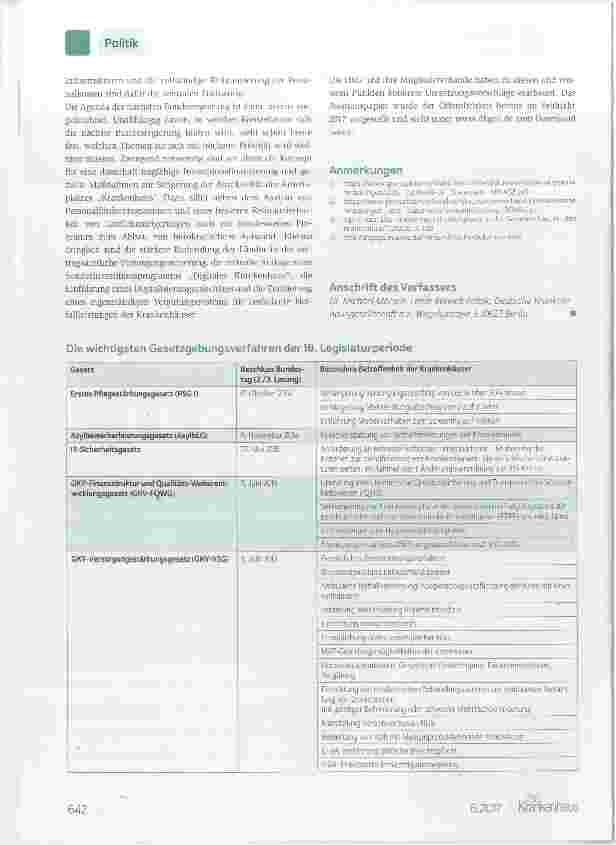 Vorschauseite 4: Die Krankenhauspolitik der großen Koalition: eine Bilanz