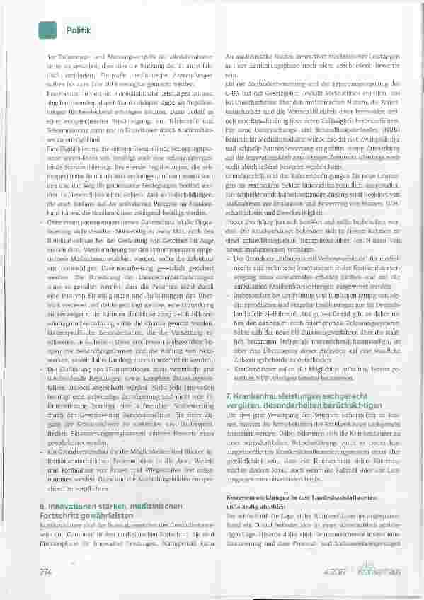Vorschauseite 5: Patientenwohl und Daseinsvorsorge