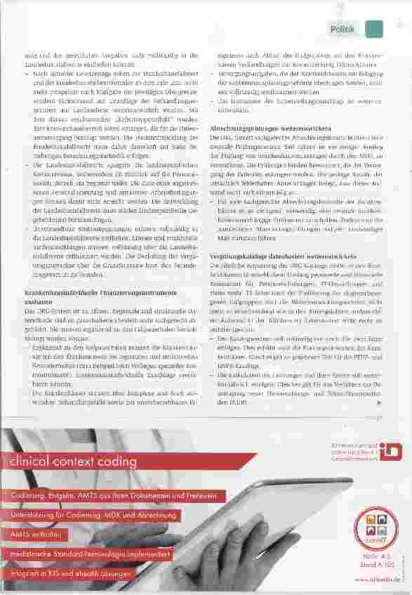 Vorschauseite 6: Patientenwohl und Daseinsvorsorge