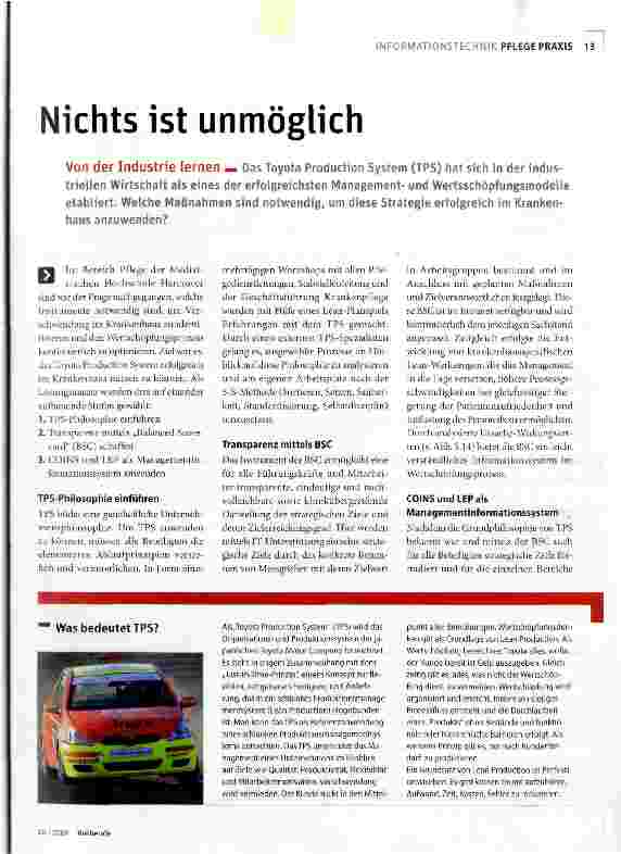 Vorschauseite 1: Nichts ist unmöglich