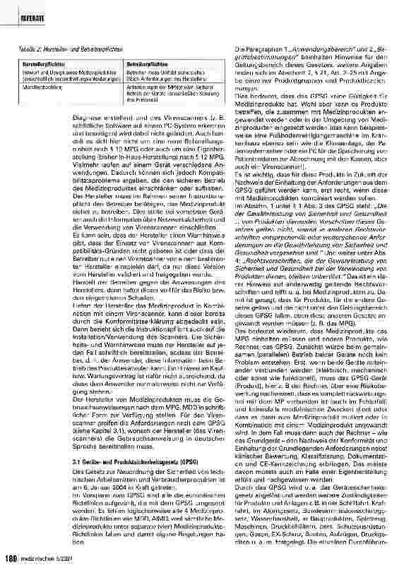 Vorschauseite 6: MPG und Schutz vor elektronischen Viren