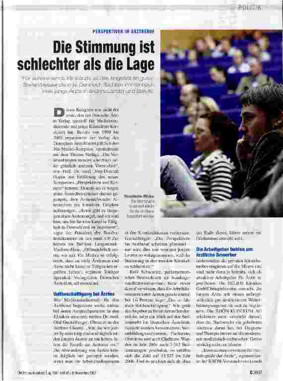 Vorschauseite 1: Die Stimmung ist schlechter als die Lage