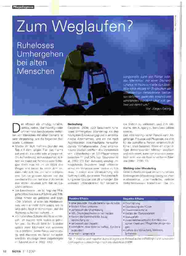 Vorschauseite 1: Zum Weglaufen?