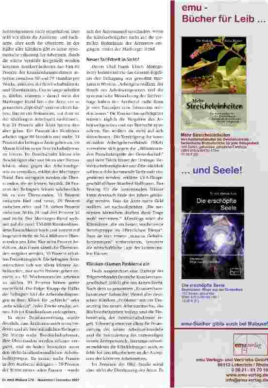 Vorschauseite 2: Ohne Ende Überstunden?