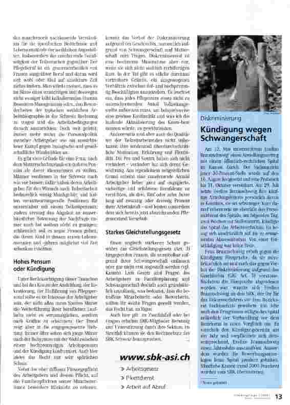 Vorschauseite 4: Mehr Arbeit auf Abruf, weniger Teilzeitstellen