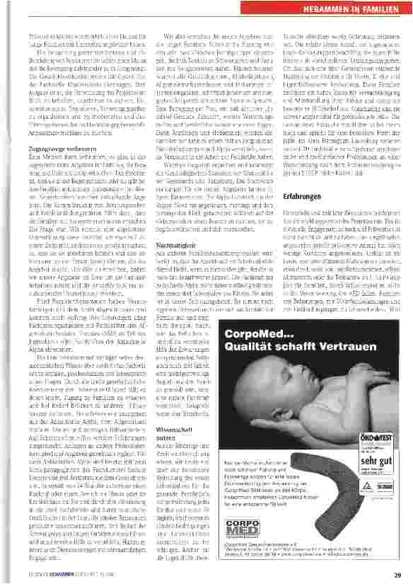 Vorschauseite 2: Familienhebamme als Galionsfigur?