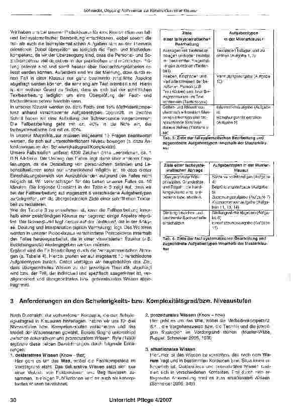 Vorschauseite 2: Kommentar zur Konstruktion einer Klausur im Lernfeld: Lebenswelten und soziale Netzwerke alter Menschen beim altenpflegerischen Handeln berücksichtigen