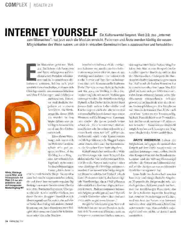 Vorschauseite 1: INTERNET YOURSELF