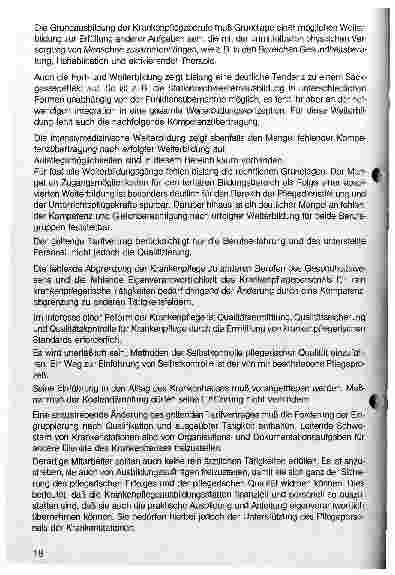 Vorschauseite 2: Krankenpflege - Stiefkind der Politik Ausbildung in der Krankenpflege - eine Fahrt in die Sackgasse?