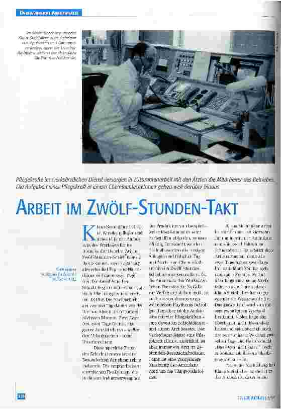 Vorschauseite 1: Arbeit im Zwölf-Stunden-Takt