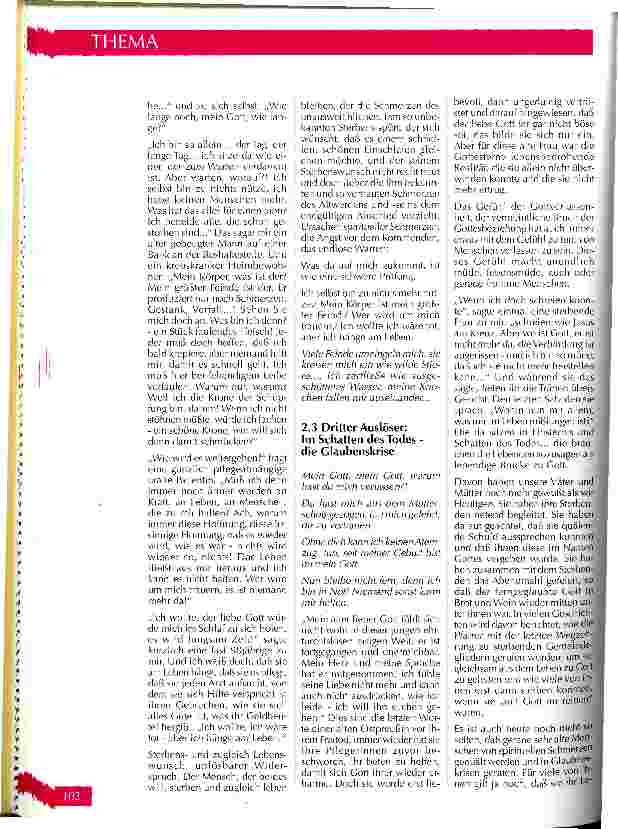 Vorschauseite 5: Spirituelle Schmerzen alternder und alter Menschen und ihre möglichen Hintergründe