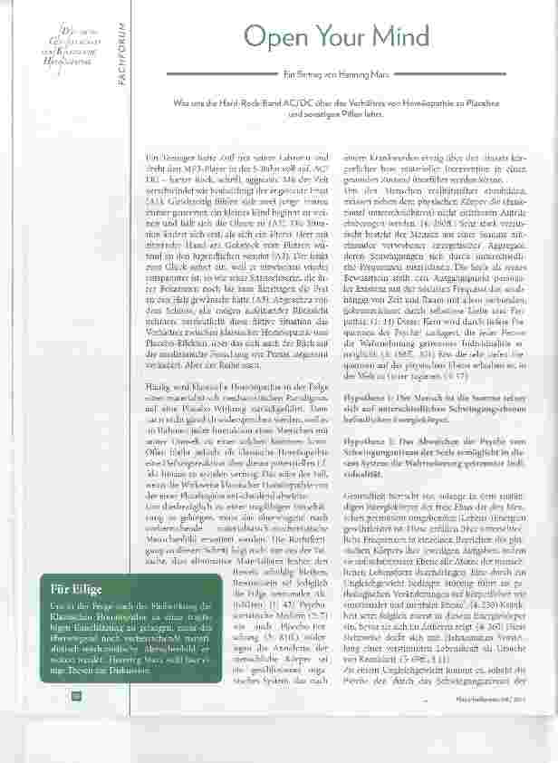 Vorschauseite 1: Open Your Mind