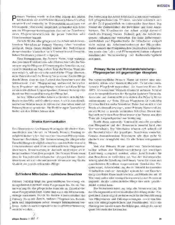 Vorschauseite 2: Im Mittelpunkt: Beziehungskontinuität