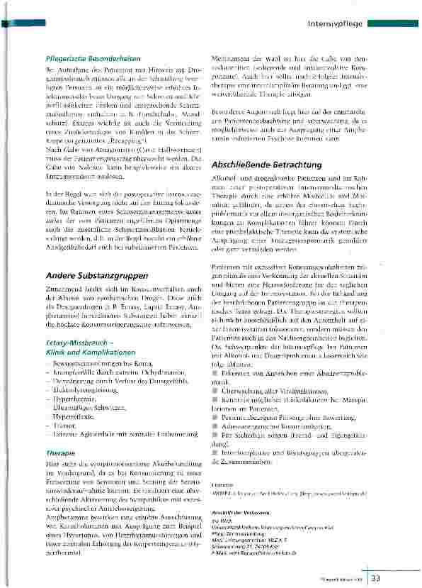 Vorschauseite 4: Gefährliche Folgen der Sucht