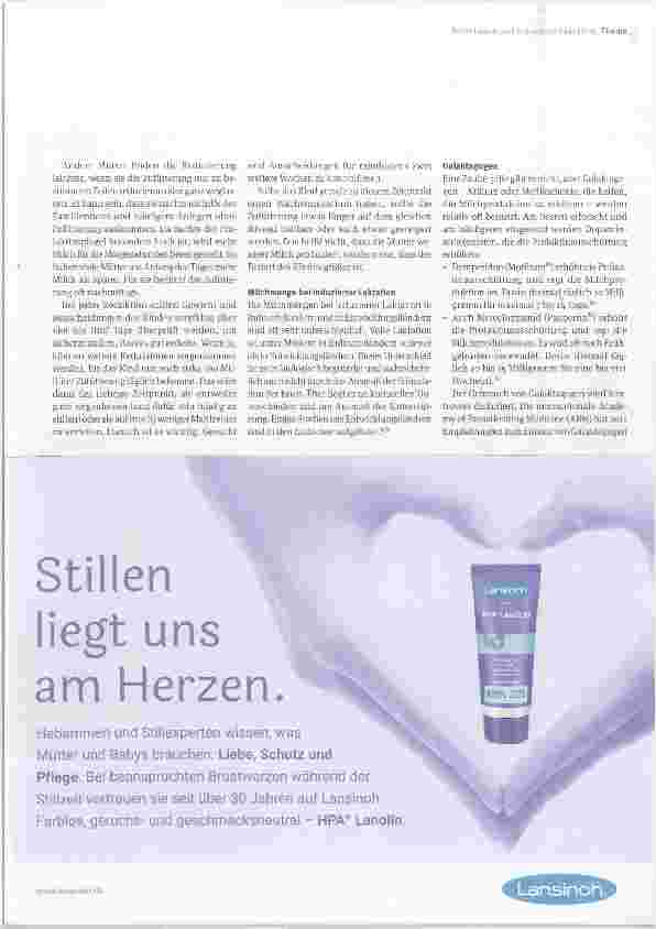 Vorschauseite 4: Relaktation und induzierte Laktation für wen? Warum? Wie?