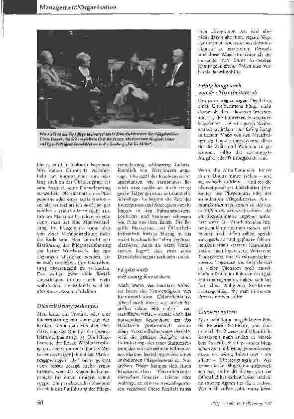 Vorschauseite 2: Überforderte Pflegekräfte, vernachlässigte Alte? Den Vorurteilen mit professioneller Öffentlichkeitsarbeit begegnen