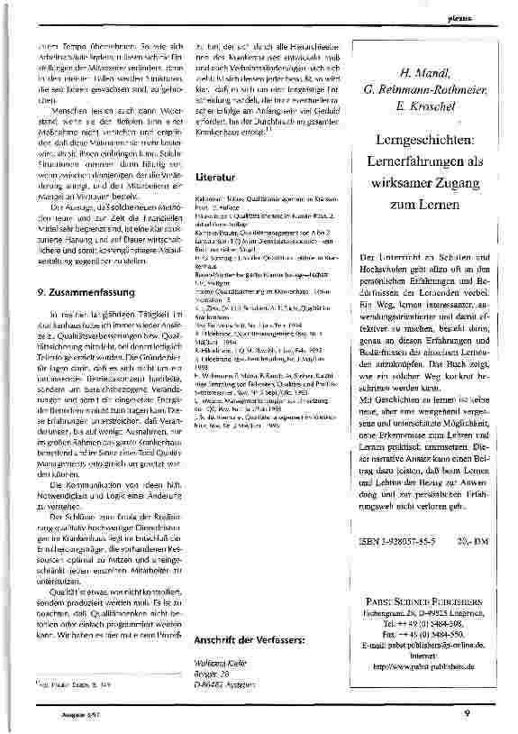Vorschauseite 6: TQM - Total Quality Management