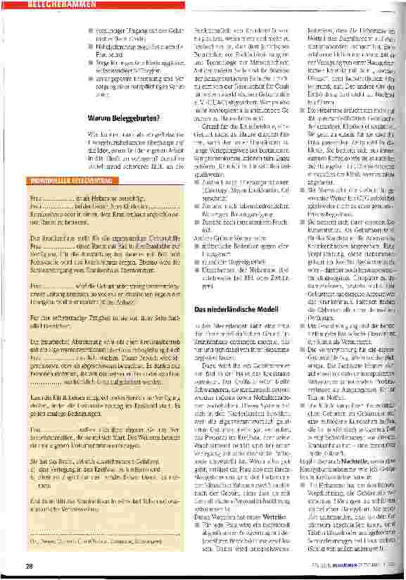 Vorschauseite 2: Der individuelle Belegvertrag