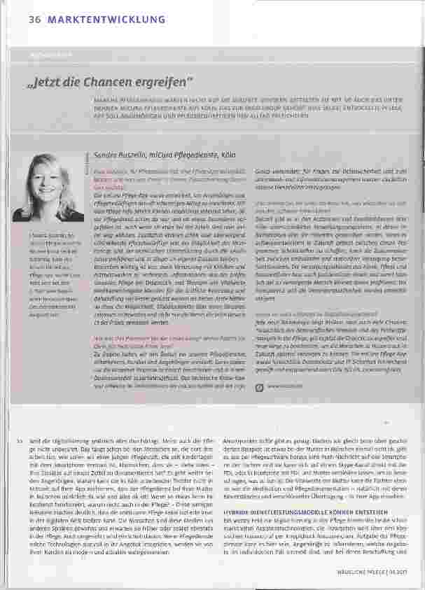 Vorschauseite 3: Die Pflege wird digital