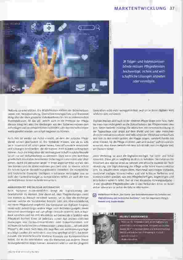 Vorschauseite 4: Die Pflege wird digital