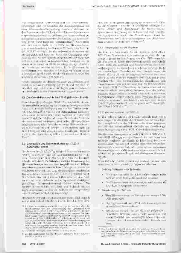 Vorschauseite 6: Das Flexirentengesetz in der Personalpraxis