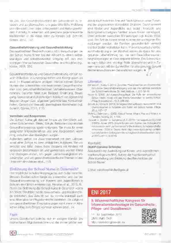 Vorschauseite 2: School Health Nurse