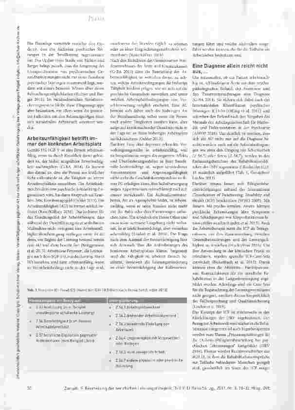 Vorschauseite 3: Arbeitsunfähig, erwerbsgemindert oder berufsunfähig? Beurteilung der beruflichen Leistungsfähigkeit (Teil 1)