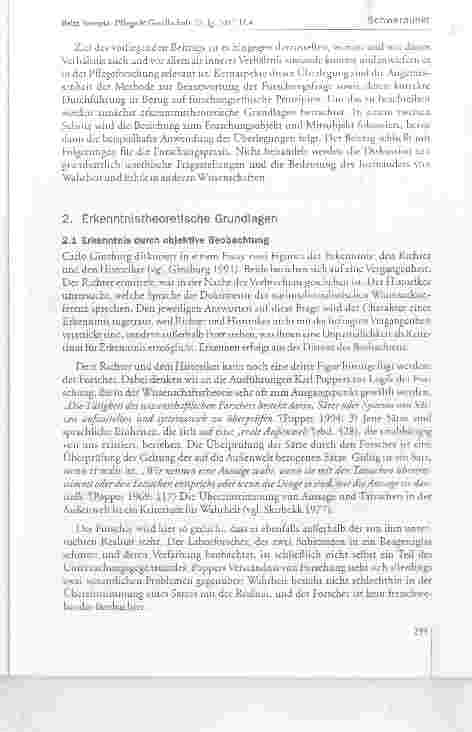 Vorschauseite 3: Über Wahrheit und Ethik in der Pflegeforschung