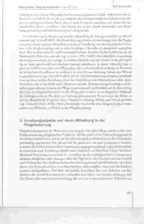 Vorschauseite 5: Über Wahrheit und Ethik in der Pflegeforschung