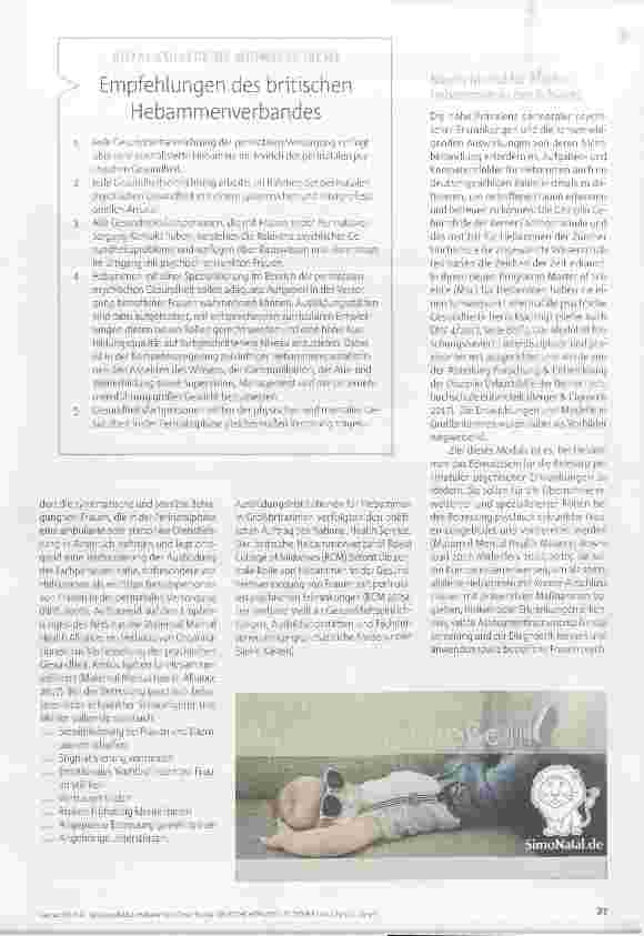 Vorschauseite 2: Gut ausgebildete Hebammen können helfen