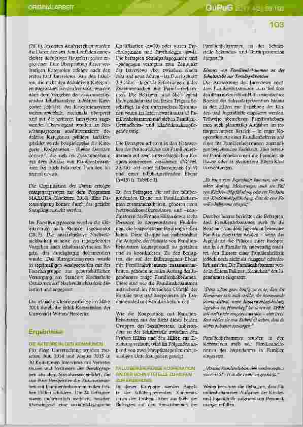 Vorschauseite 5: Sicht der Akteure der Frühen Hilfen und Hilfen zur Erziehung auf die Zusammenarbeit mit Familienhebammen