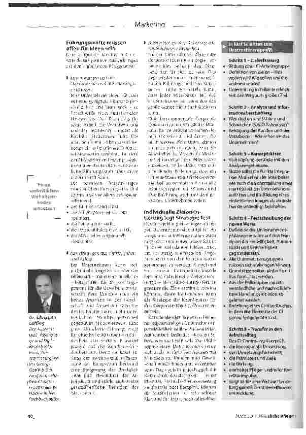 Vorschauseite 3: Ein einheitlicher Auftritt schafft Vertrauen