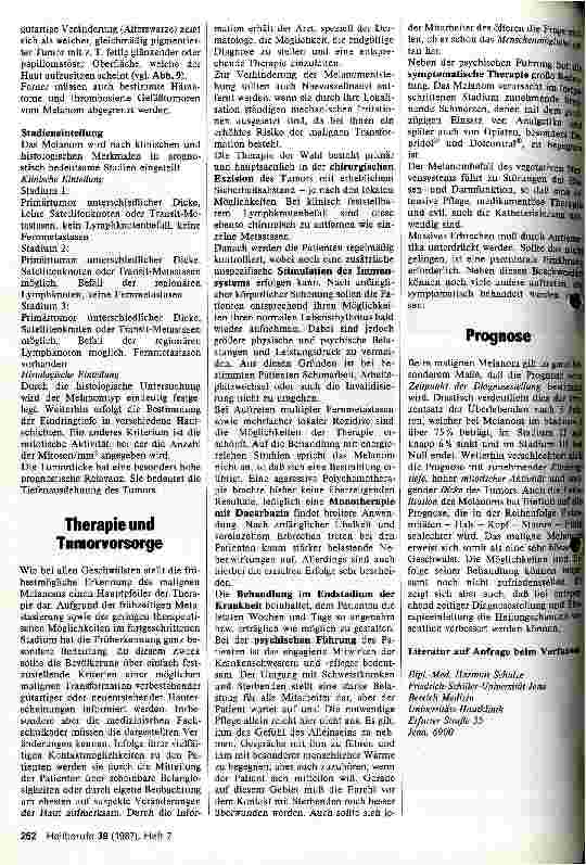 Vorschauseite 3: Das maligne Melanom