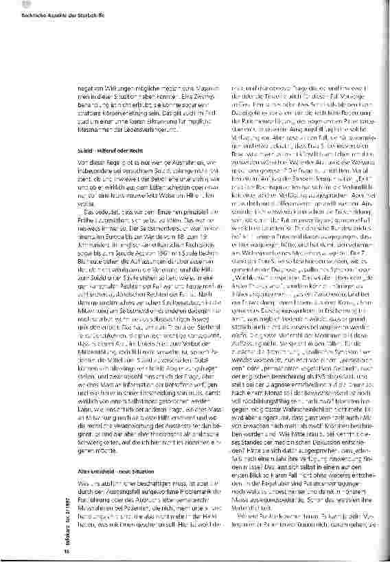 Vorschauseite 2: Rechtliche Aspekte der Sterbehilfe
