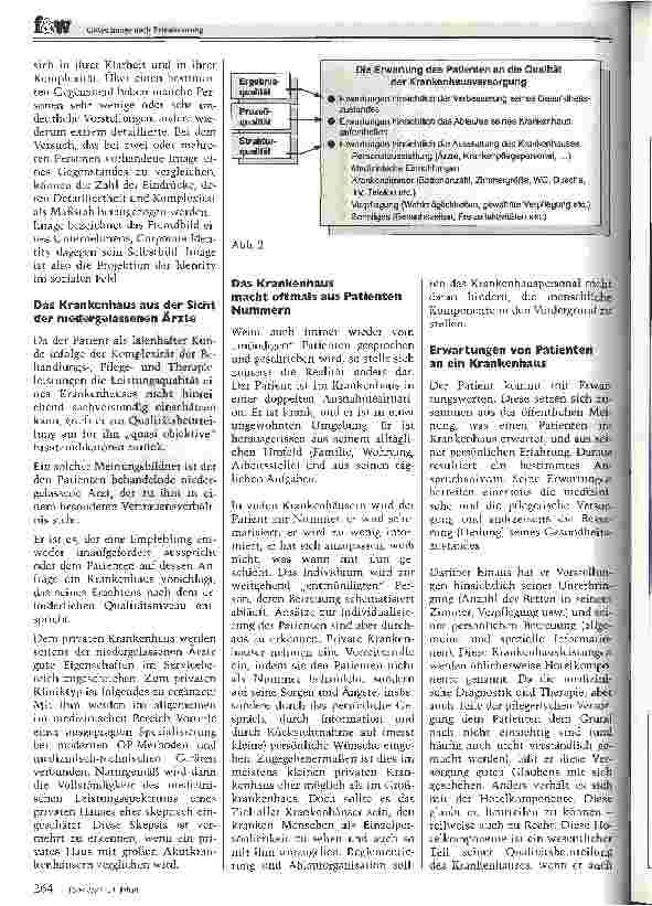 Vorschauseite 3: Gutes Image nach Privatisierung Ergebnisse einer Patientenbefragung in Akutkrankenhäusern