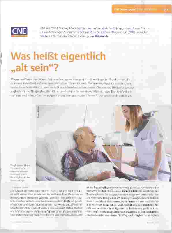 Vorschauseite 1: Was heißt eigentlich alt sein“?