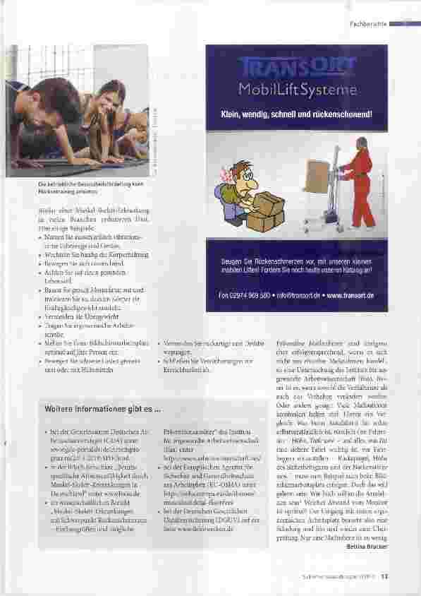 Vorschauseite 4: Viel hilft viel bei der Prävention