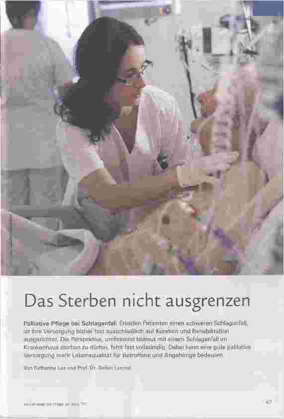 Vorschauseite 1: Das Sterben nicht ausgrenzen