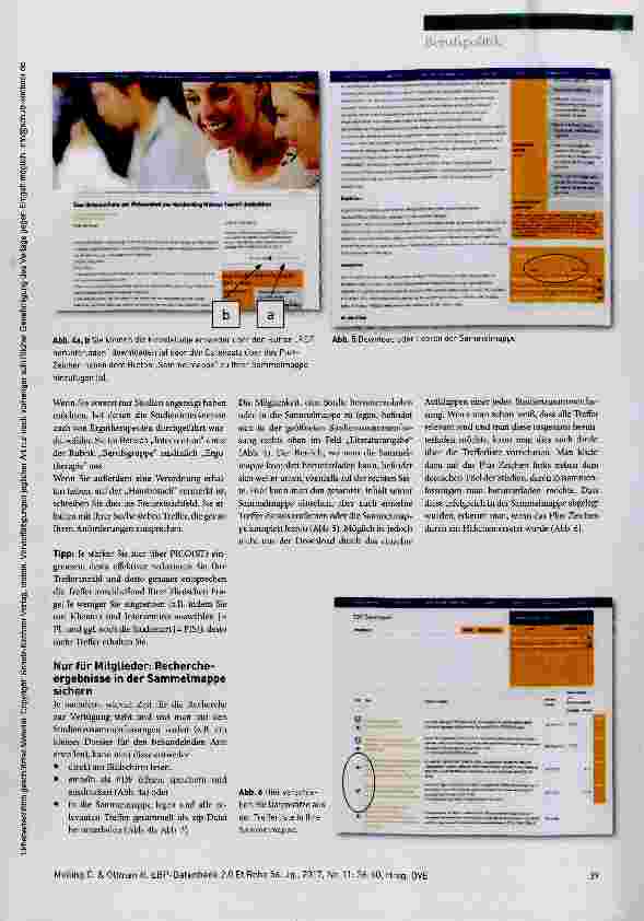 Vorschauseite 4: Upgrade für Ihre Studienrecherche EBP-Datenbank 2.0
