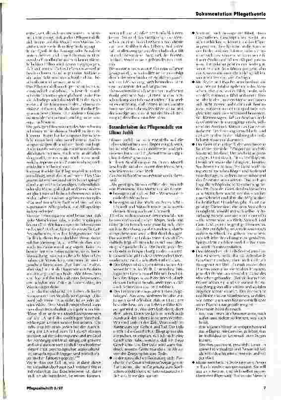 Vorschauseite 6: Eine vergleichende analytische Betrachtung bedürfnisorientierter Pflegemodelle