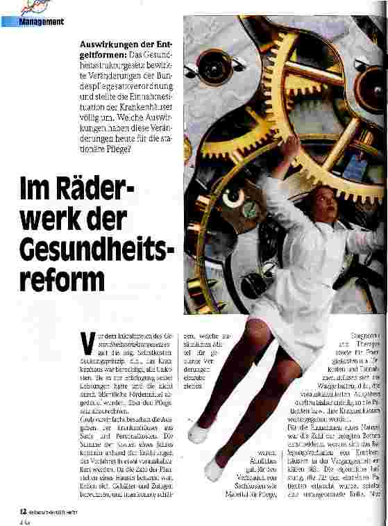 Vorschauseite 1: Im Räderwerk der Gesundheitsreform