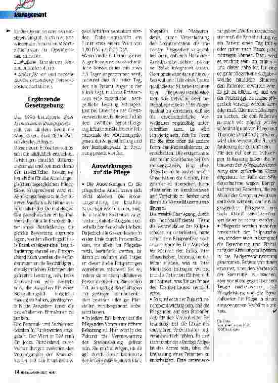 Vorschauseite 3: Im Räderwerk der Gesundheitsreform