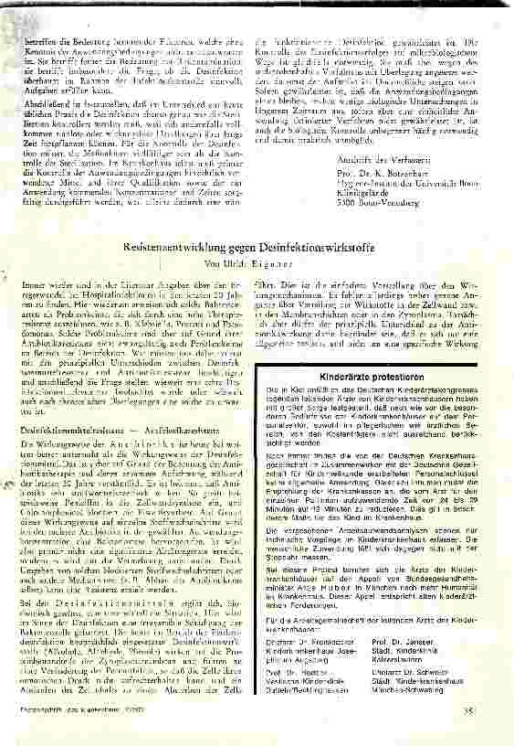 Vorschauseite 4: Kontrolle der Desinfektion