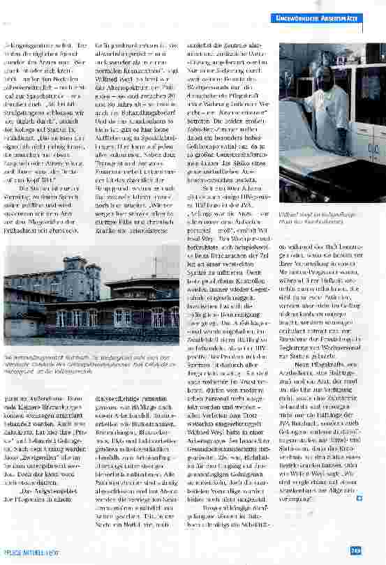 Vorschauseite 2: Hinter Gittern - Pflege im Gefängniskrankenhaus