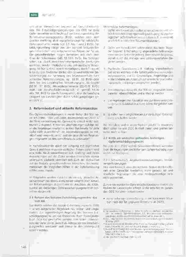 Vorschauseite 2: Die Reform des Sozialen Entschädigungsrechts im Hinblick auf die Bedarfe gewaltbetroffener Frauen und ihrer Kinder