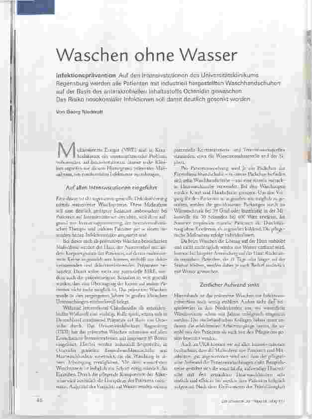 Vorschauseite 1: Waschen ohne Wasser