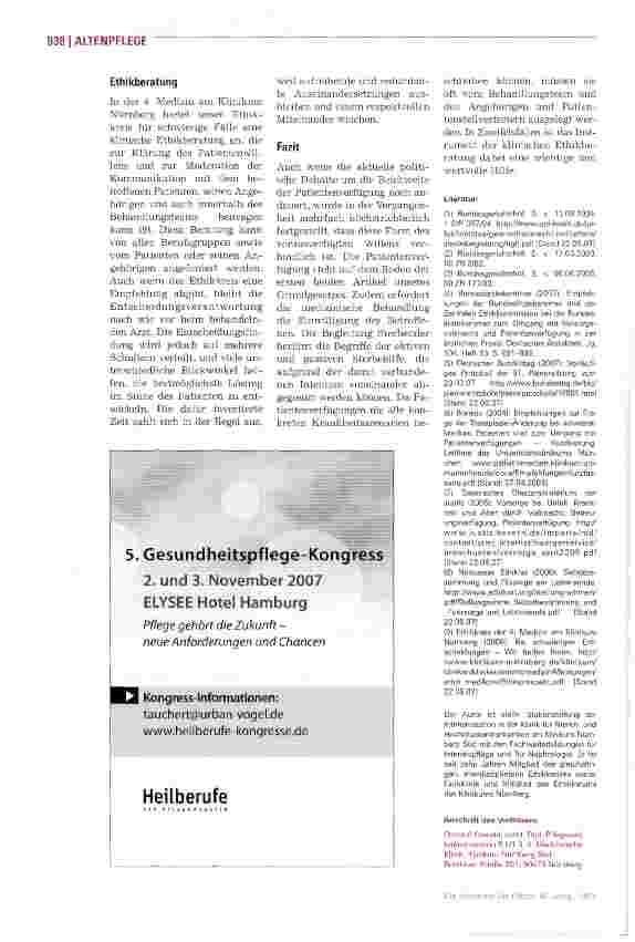 Vorschauseite 3: Patientenverfügungen sind verbindlich!